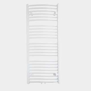 FLORES CM Badheizkörper Handtuchwärmer 1500 x 600 mm gebogen weiß