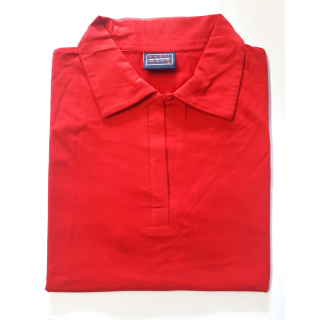 Basic Wear T-Shirt Größe M mit Kragen Rot