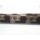 Schiebevorhang mit Klettband und Beschwerungsstange braun 245 x 60 cm