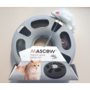 Mascow Katzenspielzeug horizontales Katzenrad mit...