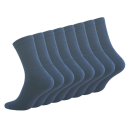 Socken für Freizeit,Sport, Arbeitssocken in jeansblau Gr. 39/42 & 43/45, 8 Paar  für Herren
