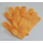 Waschhandschuh,Waschbare Handschuhe Peeling, Massage in Pastellfarben ca 17x12cm Orange