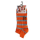 Socken Trend Wear COLLECTION, ORIGINAL Quality socks, gestreifte Neon Ringel Sneaker, Söckchen, farbige Strümpfe, Socken Komfortbund, SOCKS 4 FUN Größe 39 - 42 Orange - gestreift