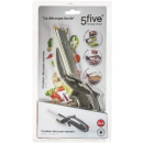 FIVE Clever Cutter 2-in-1 Lebensmittel Zerkleinerer und...