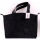 VIVA Handtasche Einkaufstasche, Filztasche mit Reißverschluss ca. 36 x 6 x 27 cm, iPad Tasche Dunkelgrau