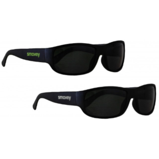 SMOVEY Sportbrille, Brille guter Schutz gegen Sonnenlicht 14,7 x 16,6 x 4,2 cm  Grün und Silber