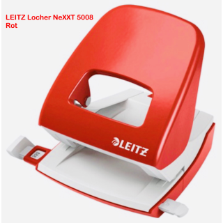 Locher LEITZ NeXXT 5008 Metall 30 Blatt rot