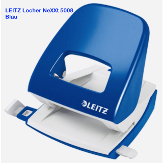 Locher LEITZ NeXXT 5008 Metall 30 Blatt blau