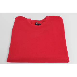 Basic Wear Pullover dick, kuschelig L rot