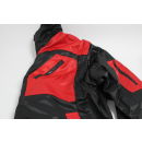 Burgia Sauerland All Seasons Pilotenjacke Arbeitsjacke rot-schwarz mit Fell Größe M