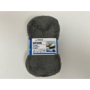 Benson Autopflege Schwamm- Reinigungsset Innen & Außenreinigung 5-teilig Mikrofaser grau