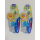 2 x Kinder Zahnbürste BOBBY soft mit Saugnapf 4-7 Jahre 14 cm verschiedene Farben