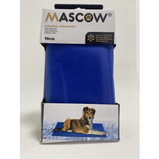 Mascow Tierkühlmatte,Hundematte kühlend, Katzenkühlmatte Blau 90 cm