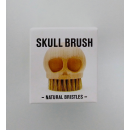 Skull Brush; Totenkopf Bürste; Gemüsebürste, Kartoffel, Obst aus Holz
